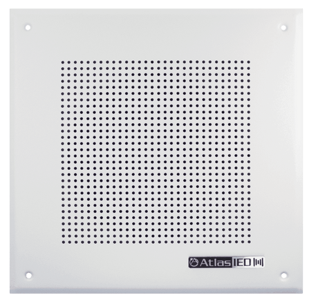 Atlas Sound IP-8SM PoE+ Indoor Wall / Ceiling Mount IP Speaker with Talkback Microphone - Creation Networks