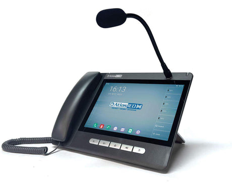 Atlas Sound IP-CONSOLE-GH PoE IP Console with Gooseneck Mic and Handset - Creation Networks