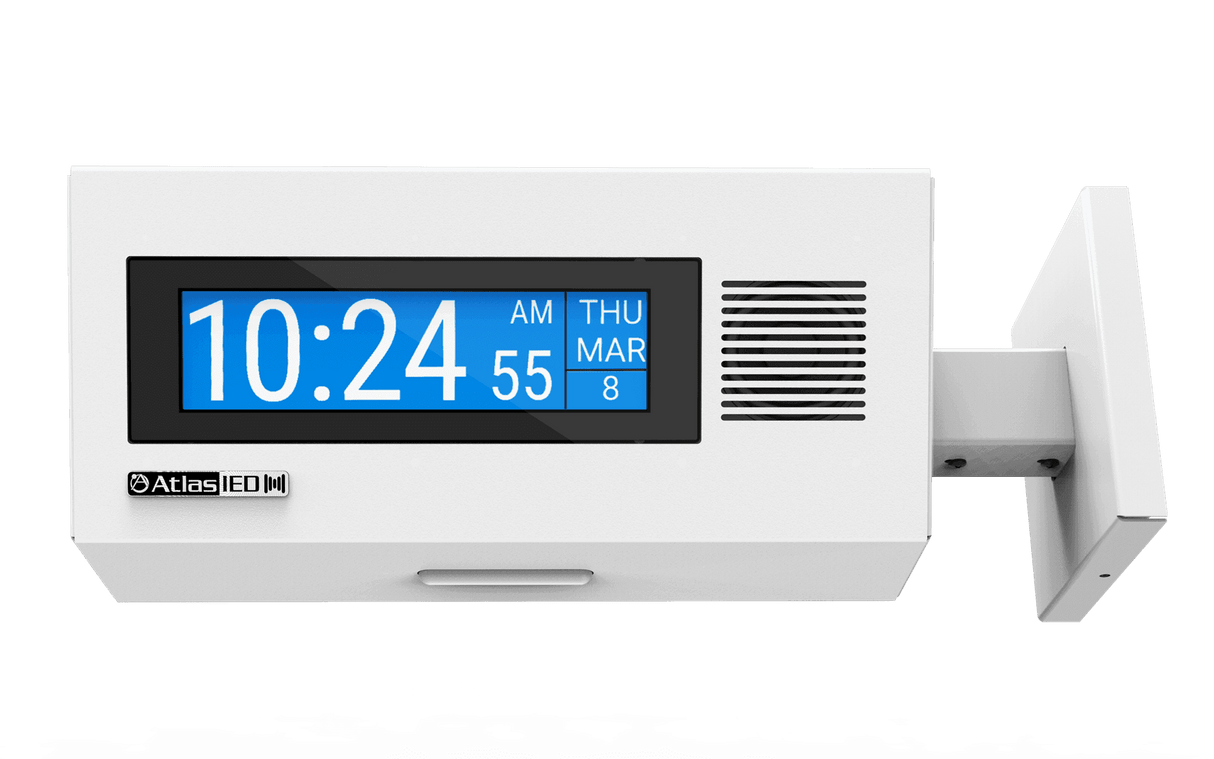 Atlas Sound IP-DDS PoE+ Compliant IP Dual Sided LCD Endpoint with Speakers and LED Flasher - Creation Networks