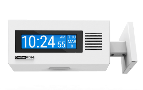 Atlas Sound IP-DDS PoE+ Compliant IP Dual Sided LCD Endpoint with Speakers and LED Flasher - Creation Networks