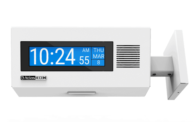 Atlas Sound IP-DDS PoE+ Compliant IP Dual Sided LCD Endpoint with Speakers and LED Flasher - Creation Networks