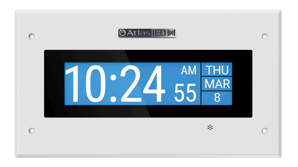 Atlas Sound IP-DM PoE+ Indoor Wall Mount LCD Endpoint with Talkback Microphone - Creation Networks