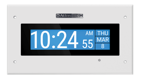 Atlas Sound IP-DM PoE+ Indoor Wall Mount LCD Endpoint with Talkback Microphone - Creation Networks