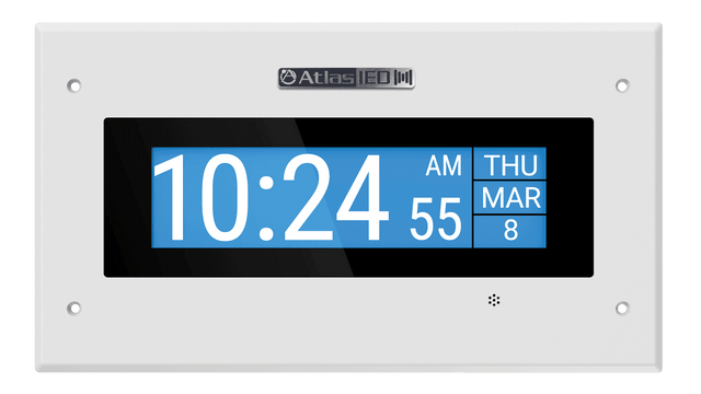 Atlas Sound IP-DM PoE+ Indoor Wall Mount LCD Endpoint with Talkback Microphone - Creation Networks