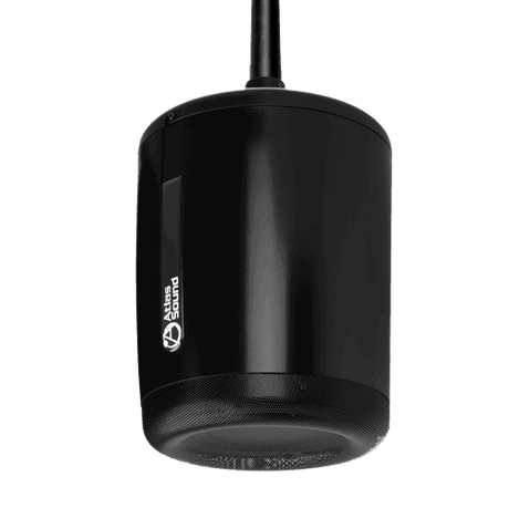 Atlas Sound IP-PM8GD-B 8” Pendent Mount PoE+ IP Speaker System (Black) - Creation Networks