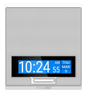 Atlas Sound IP-SDMF PoE+ Indoor Wall Mount IP Speaker with LCD Display, LED Flashers, and Talkback Microphone - Creation Networks