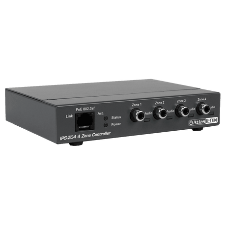 Atlas Sound IPS-ZC4 IP-to-Analog Four Zone PoE Gateway (for SIP applications) - Creation Networks