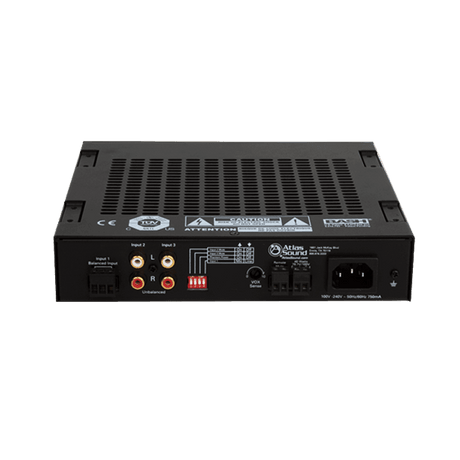 Atlas Sound MA40G 3-Input, 40-Watt Mixer Amplifier with Global Power Supply - Creation Networks