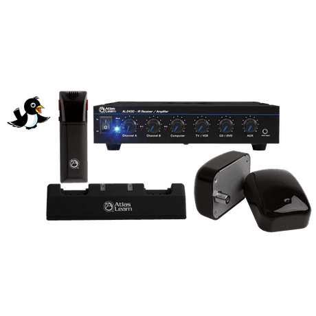 Atlas Sound MAGPIE1-2 Atlas Learn Single MAGPIE Wireless Mic and Dual IR Dome Kit - Creation Networks
