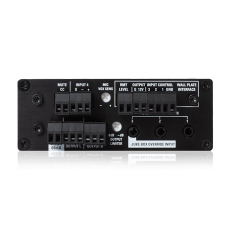 Atlas Sound MIX42RT 4x2 Mic/Line Mixer with Priority Sense and Remote Control - Creation Networks