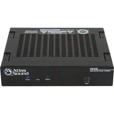 Atlas Sound PA40G 40W Single Channel Power Amplifier with Global Power Supply - Creation Networks