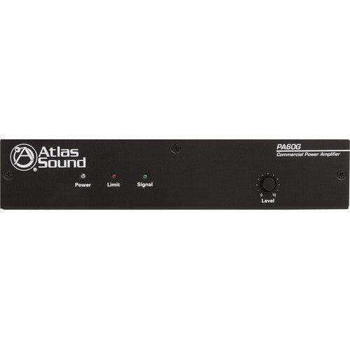 Atlas Sound PA60G 60W Single-Channel Power Amplifier with Global Power Supply - Creation Networks