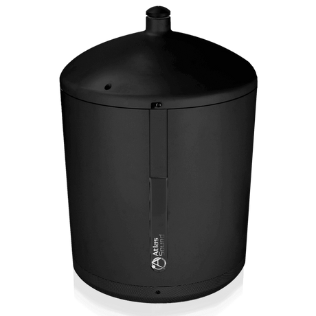 Atlas Sound PM8SUB-B 8" Pendent Mount Subwoofer with 60-Watt 70.7V Transformer (Black) - Creation Networks
