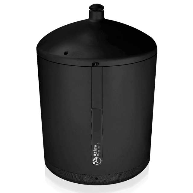 Atlas Sound PM8SUB-B 8" Pendent Mount Subwoofer with 60-Watt 70.7V Transformer (Black) - Creation Networks