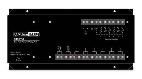 Atlas Sound PSR-206 Zone Page Powered Relay Pack 6 Relays - Creation Networks