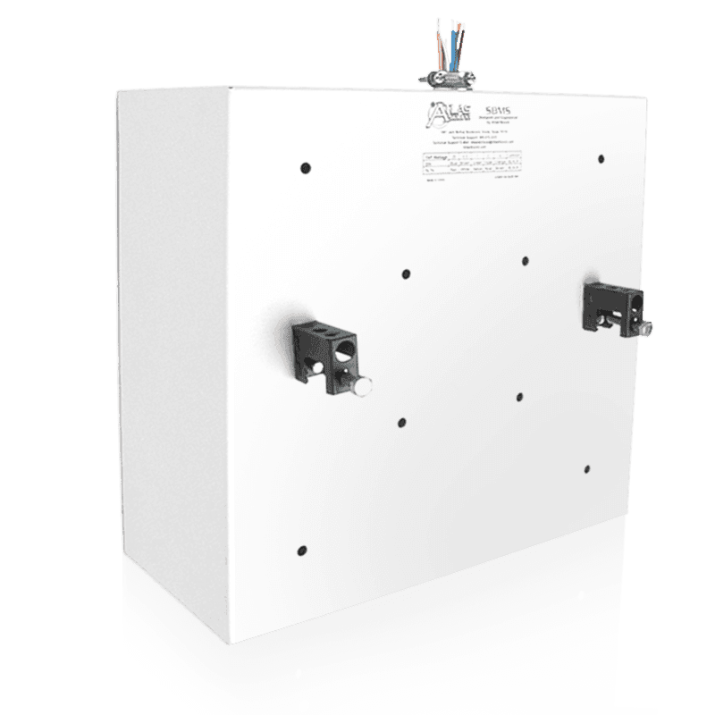 Atlas Sound SBMS 8" Open Ceiling Surface Mount Speaker with Enclosure and 4-Watt 25V/70V Transformer - Creation Networks