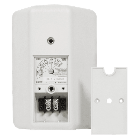 Atlas Sound SM42T-WH 4" 2-Way Weather Resisant Speaker (Pair, White) - Creation Networks