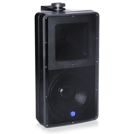 Atlas Sound SM82T-B 8" 2-Way All Weather Speaker with 60-Watt 70V/100V Transformer (Black) - Creation Networks