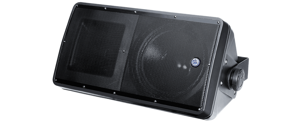 Atlas Sound SM82T-B 8" 2-Way All Weather Speaker with 60-Watt 70V/100V Transformer (Black) - Creation Networks
