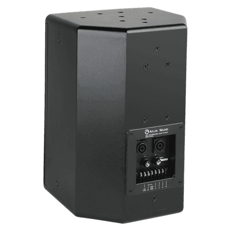 Atlas Sound SM8CXT-B 8" 2-Way Compression Driver Coaxial Surface Mount Speaker with 60-Watt 70V Transformer (Black) - Creation Networks