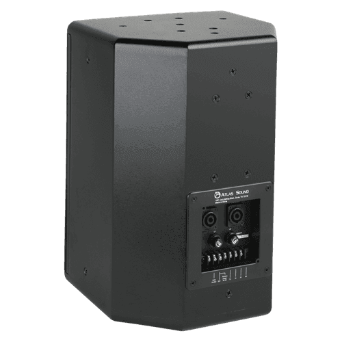 Atlas Sound SM8SUB70-B 8" Surface Mount Subwoofer with 60-Watt 70V/100V Transformer (Black) - Creation Networks