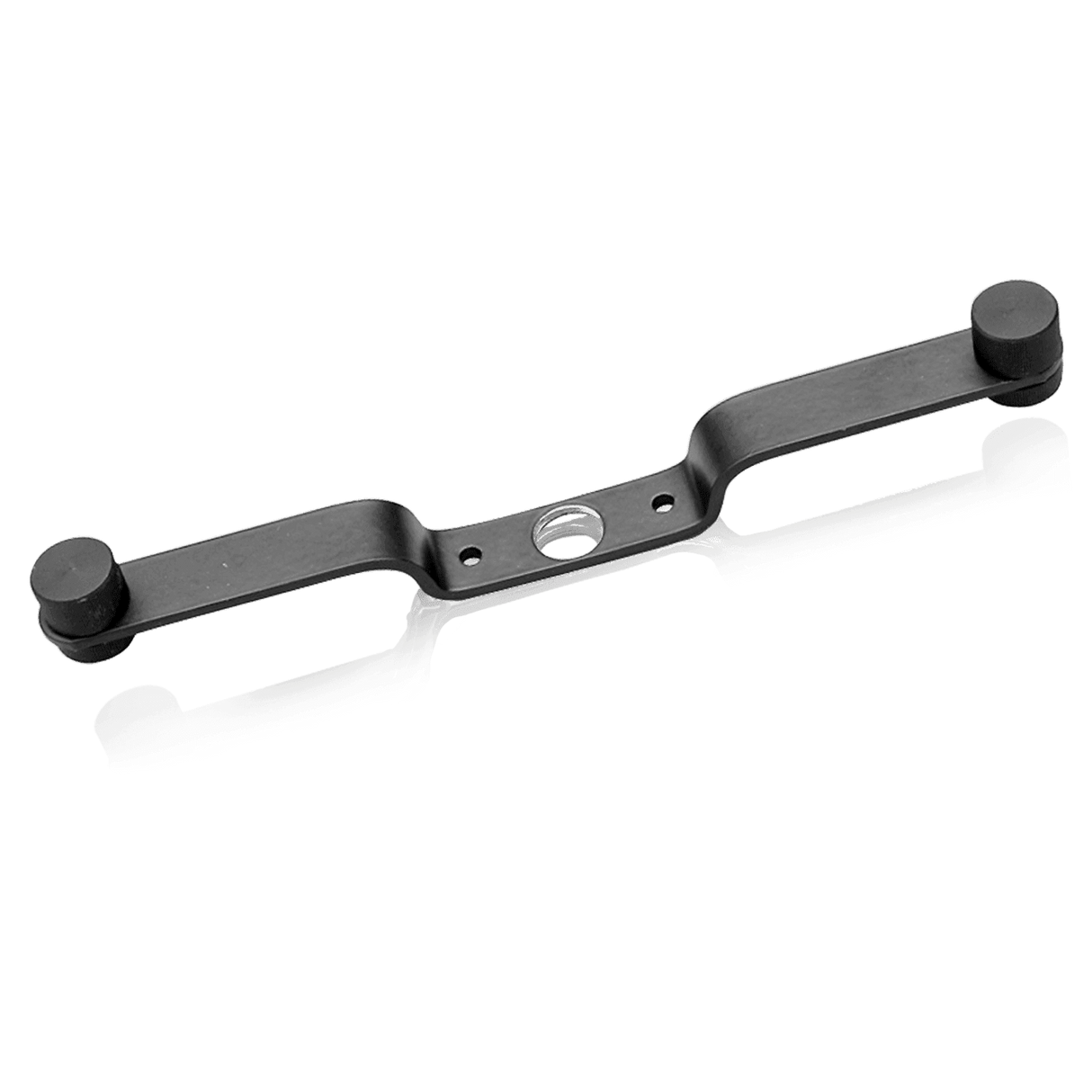 Atlas Sound TM-1E Mic Stand T-Bar for Mounting 2 Mics on 1 Stand - 8.75" Wide (Ebony) - Creation Networks