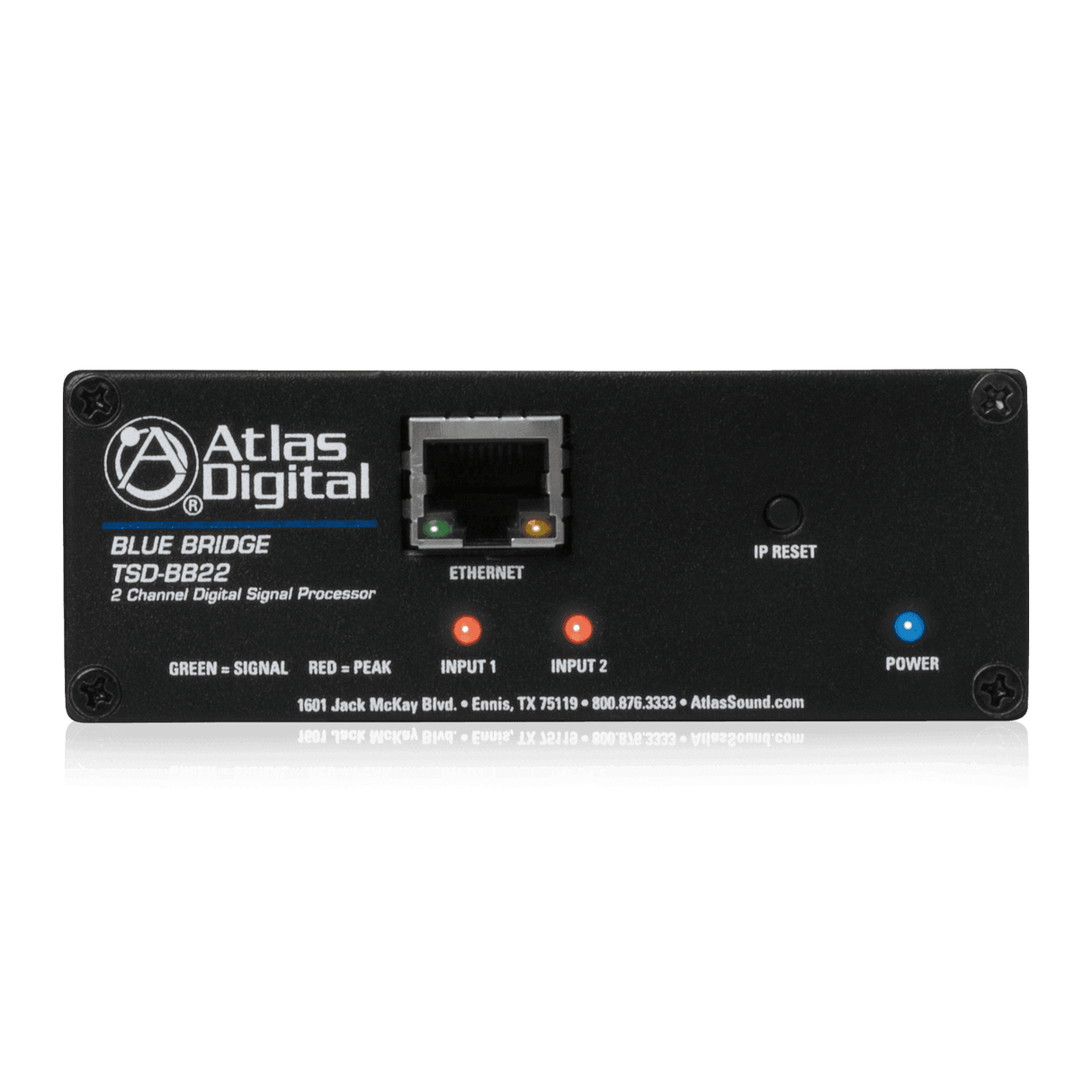 Atlas Sound TSD-BB22 2 Input x 2 Output DSP Audio Processor - Creation Networks