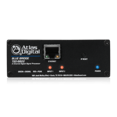 Atlas Sound TSD-BB22 2 Input x 2 Output DSP Audio Processor - Creation Networks