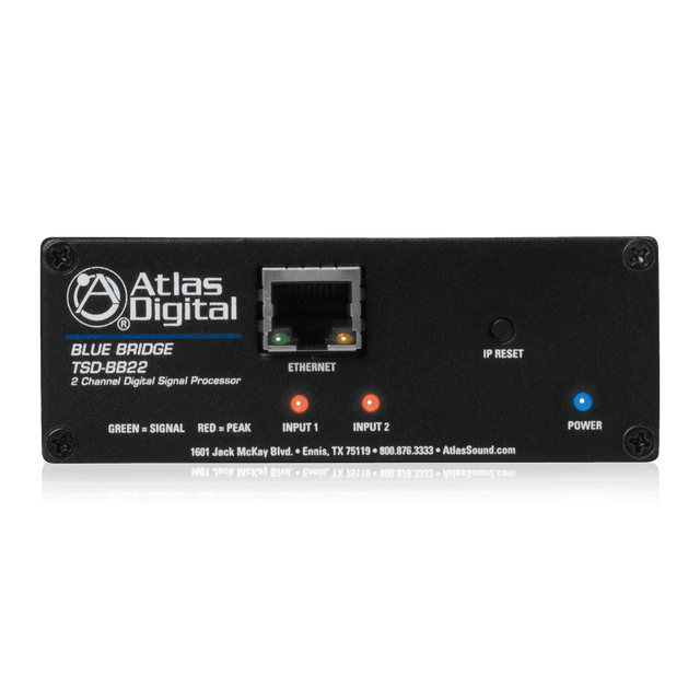 Atlas Sound TSD-BB22 2 Input x 2 Output DSP Audio Processor - Creation Networks