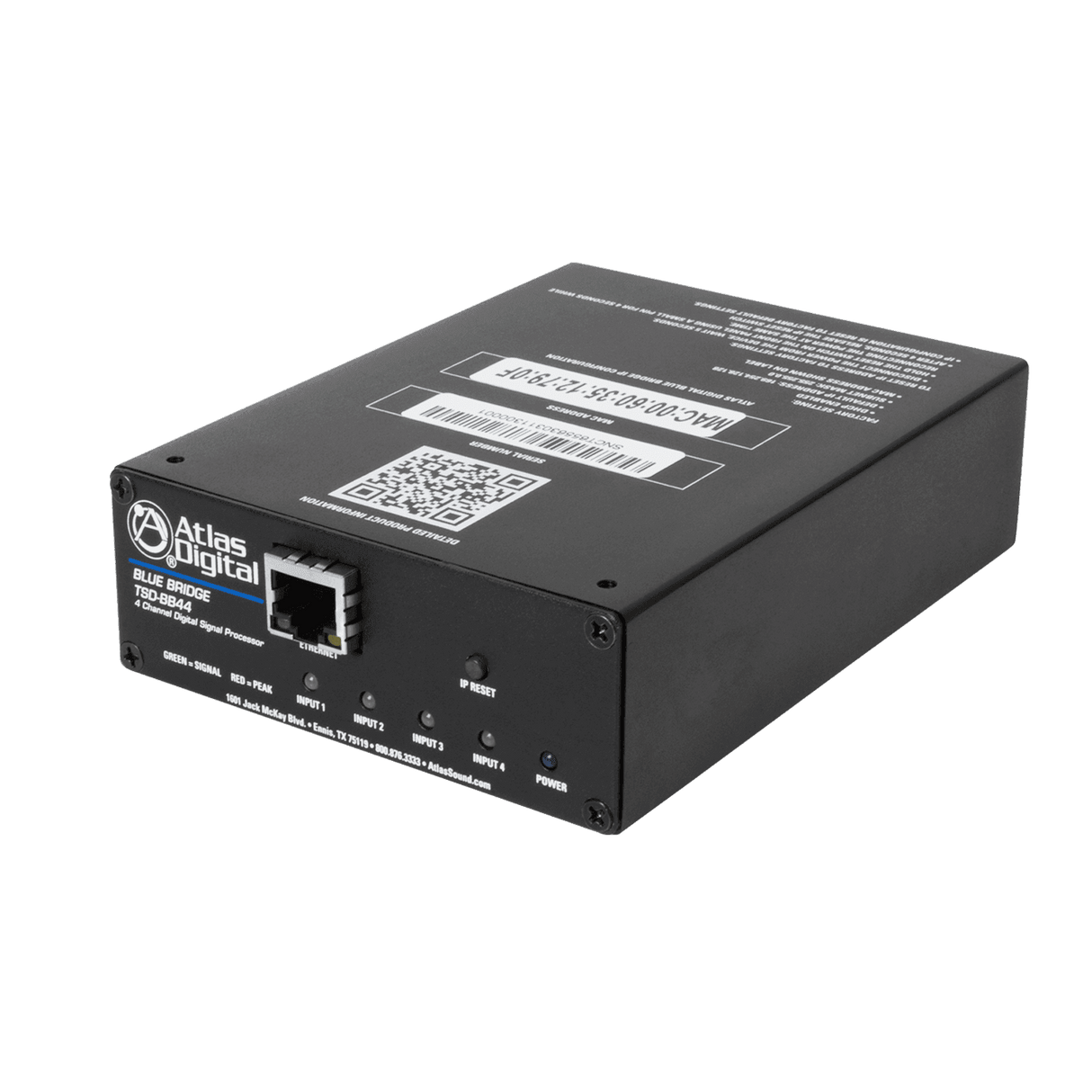 Atlas Sound TSD-BB44 4 Input x 4 Output DSP Audio Processor - Creation Networks