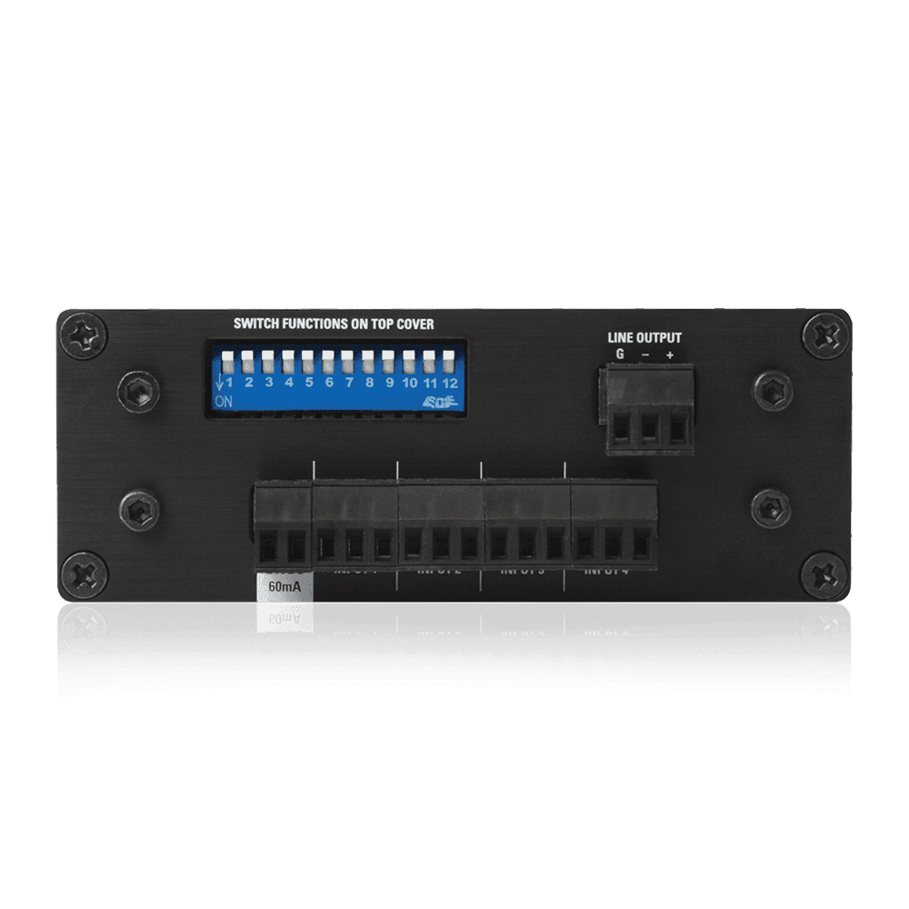 Atlas Sound TSD-MIX41 4 x 1 Mic/Line Mixer - Creation Networks