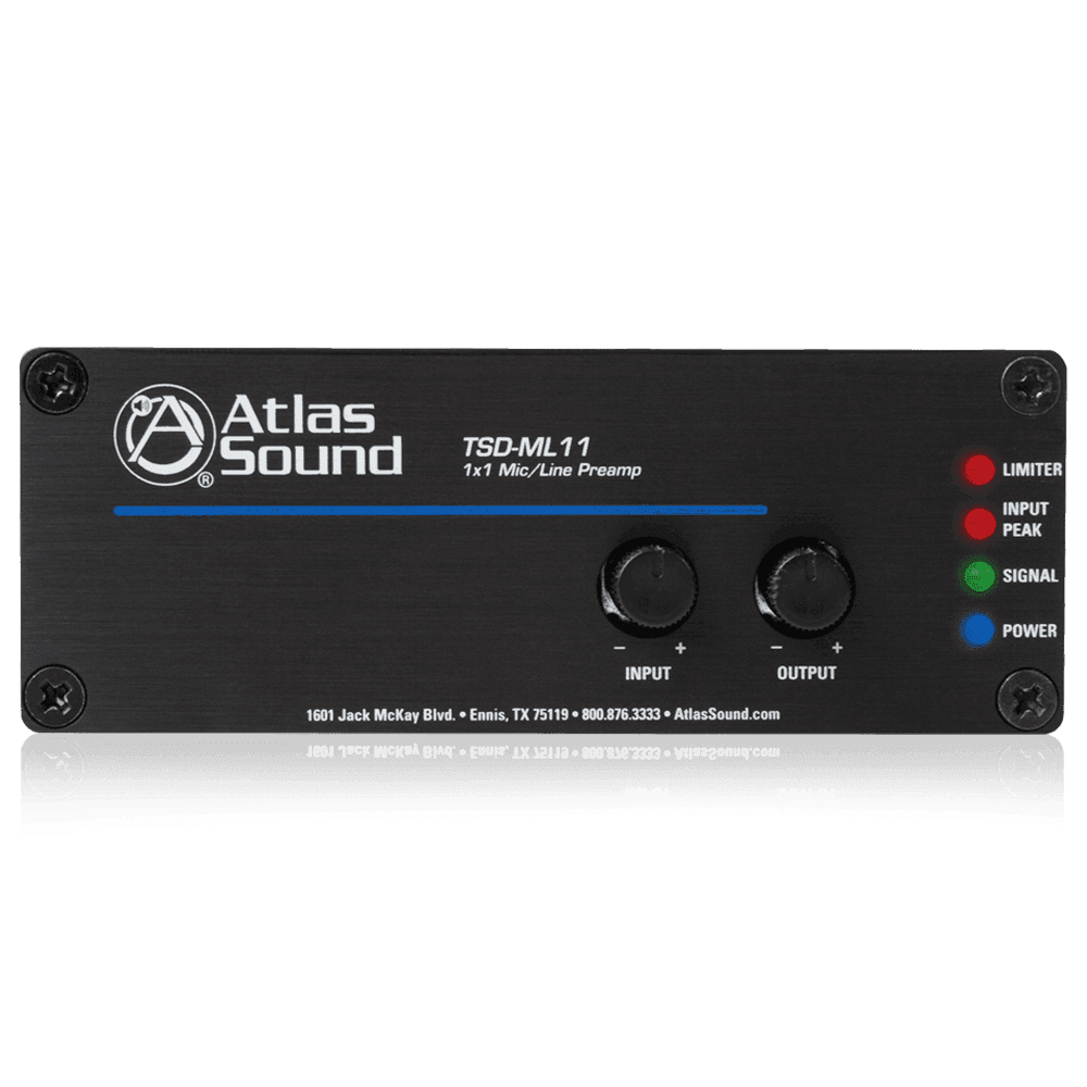 Atlas Sound TSD-ML11 1 x 1 Mic/Line Preamp - Creation Networks