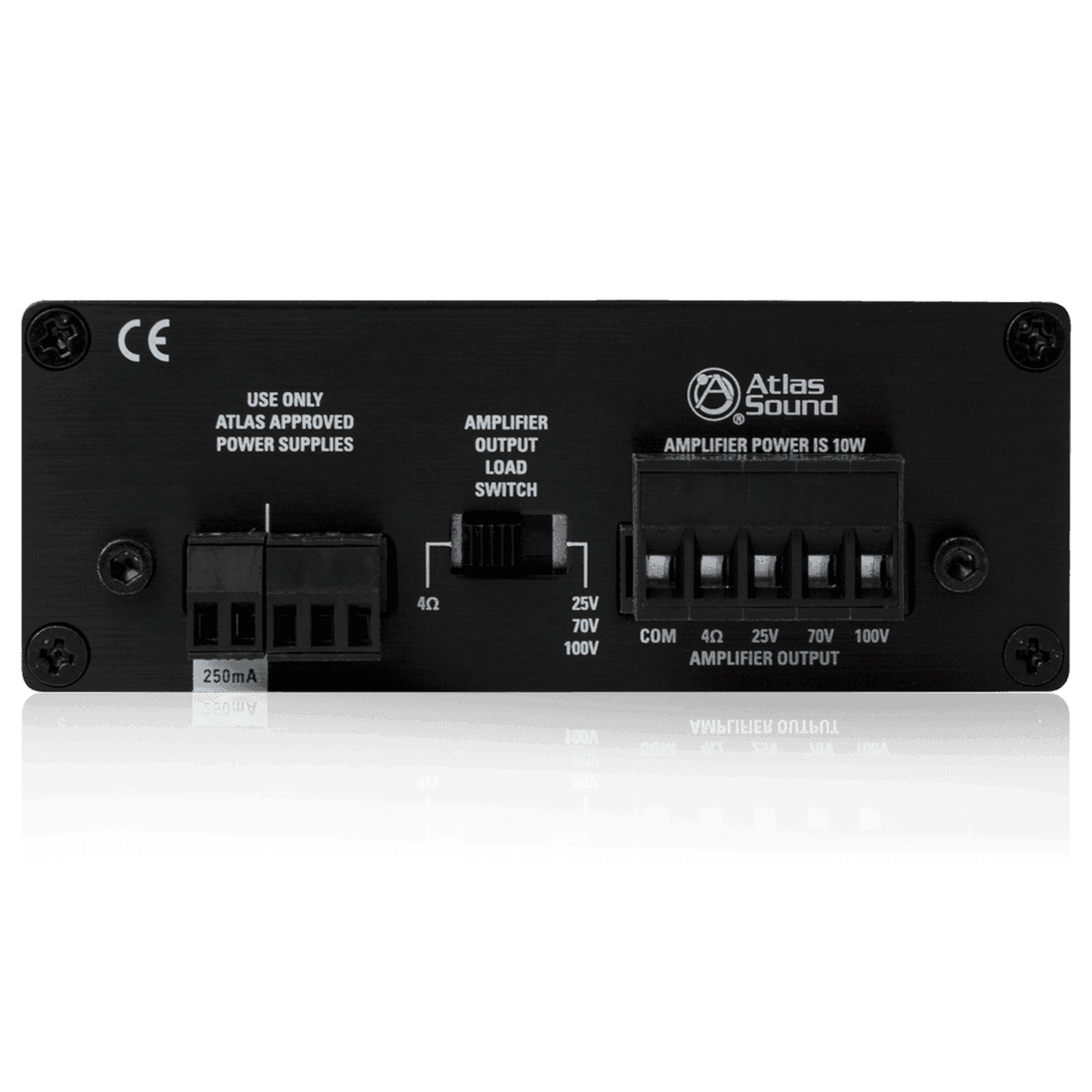 Atlas Sound TSD-PA10VG 10W Mono 4/25V/70.7V/100V Power Amplifier - Creation Networks