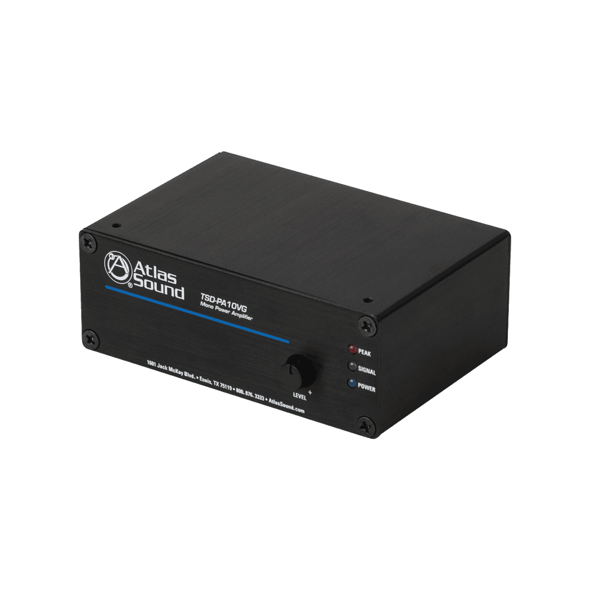 Atlas Sound TSD-PA10VG 10W Mono 4/25V/70.7V/100V Power Amplifier - Creation Networks