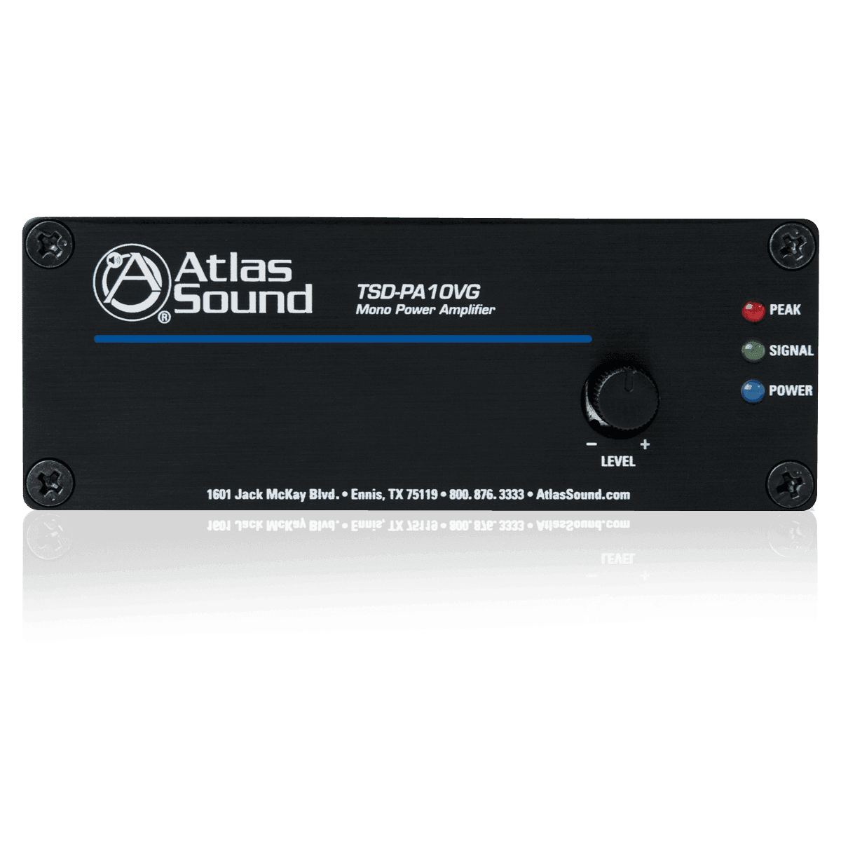 Atlas Sound TSD-PA10VG 10W Mono 4/25V/70.7V/100V Power Amplifier - Creation Networks