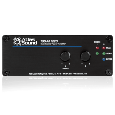 Atlas Sound TSD-PA122G 12W x 2 4 2-Channel Power Amplifier - Creation Networks