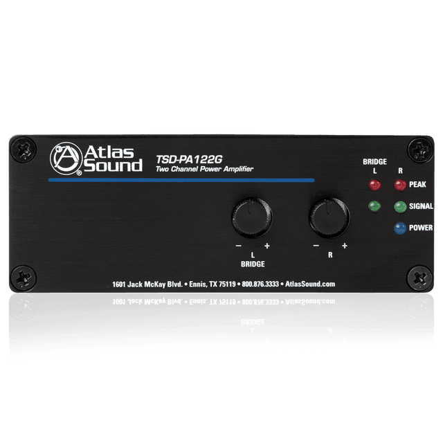 Atlas Sound TSD-PA122G 12W x 2 4 2-Channel Power Amplifier - Creation Networks