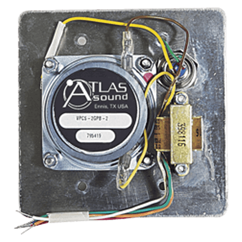 Atlas Sound VPCS-2GPB-2 Intercom Stations w Speaker, Call & 25V Transformer - Creation Networks