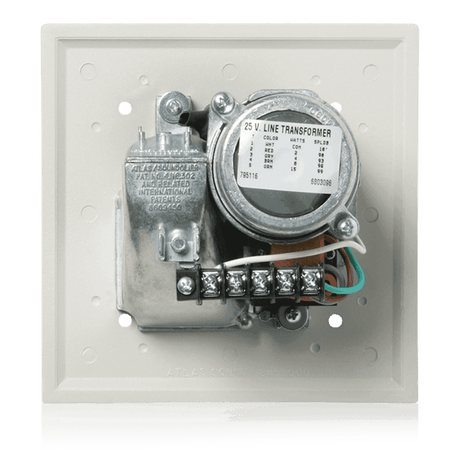 Atlas Sound VT-157UCN Voice/Tone Recessed Compression Driver Speaker with 15-Watt 70V Transformer (Gray) - Creation Networks