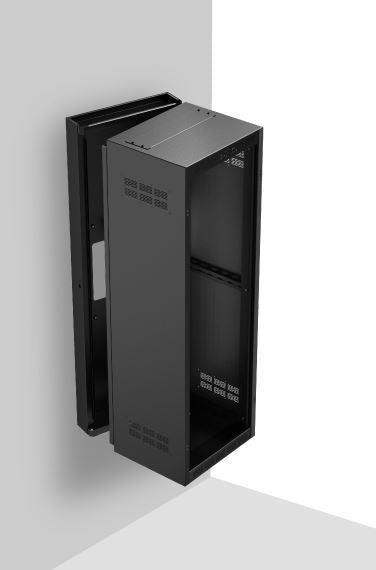 Atlas Sound WMA35-23 35RU High Strength Wall Cabinet with Adjustable Rails, 23.5 inch Deep - Creation Networks