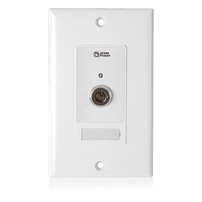 Atlas Sound WPD-KSWM Wall Plate Key Switch, Momentary Contact Closure - Creation Networks