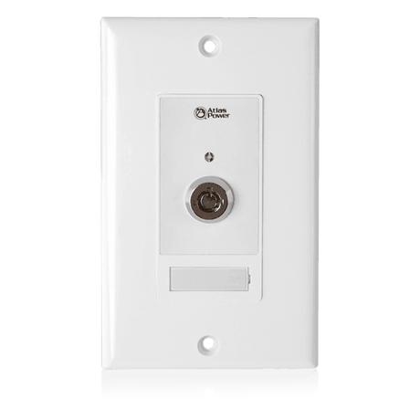 Atlas Sound WPD-KSWM Wall Plate Key Switch, Momentary Contact Closure - Creation Networks
