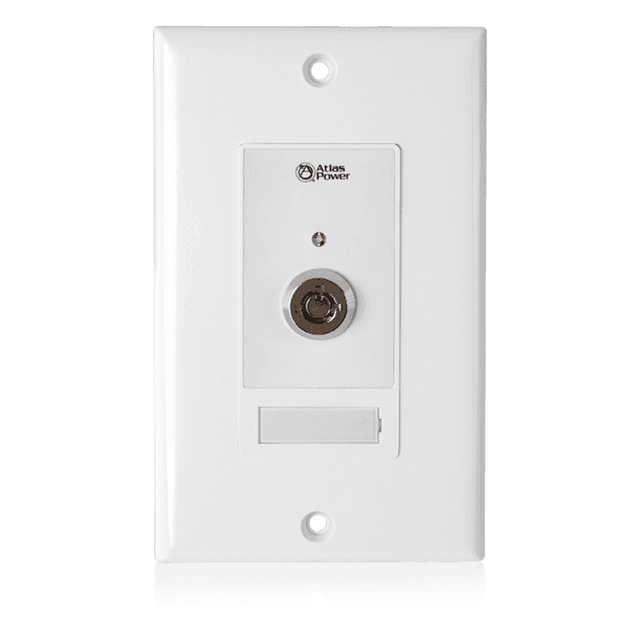 Atlas Sound WPD-KSWM Wall Plate Key Switch, Momentary Contact Closure - Creation Networks