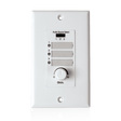 Atlas Sound WPD-RISRL Wall Plate Input Select Switch with Volume Control 10k Pot and Input Indicator Use With AAPHD Amplifiers - Creation Networks