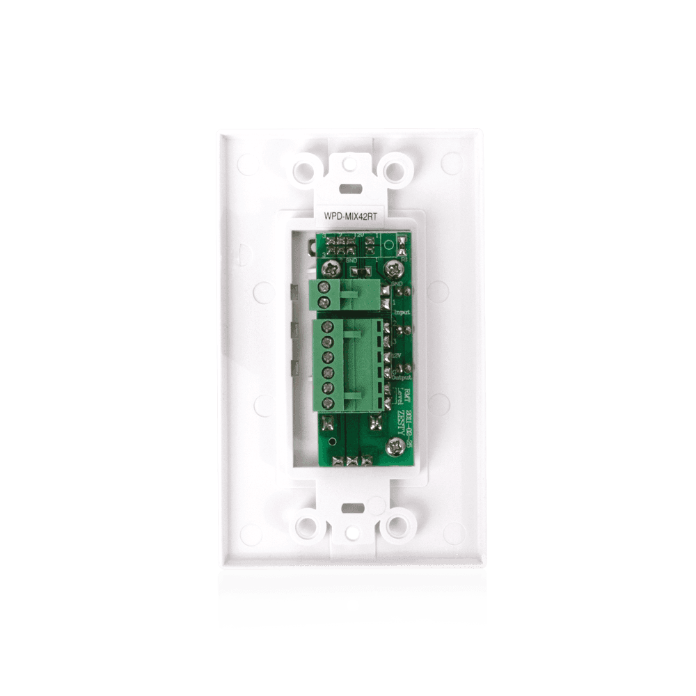 Atlas Sound WPD-RISRL Wall Plate Input Select Switch with Volume Control 10k Pot and Input Indicator Use With AAPHD Amplifiers - Creation Networks