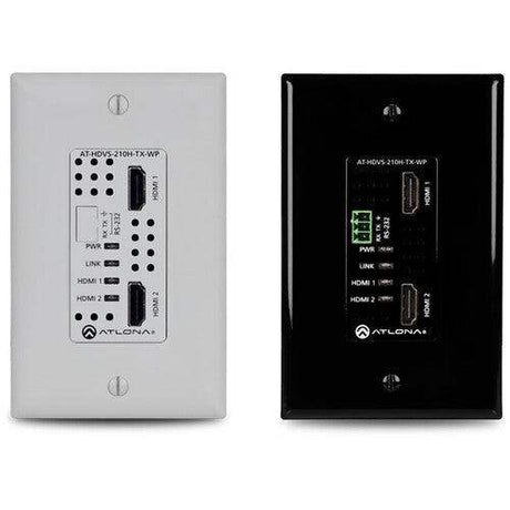 Atlona 2x1 HDMI HDBaseT Wall Transmitter with 4K receiver Kit - AT-HDVS-210H-TX-WP-KIT - Creation Networks