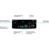 Atlona 4K HDR HDBaseT Receiver with Control, Ethernet, and Remote Power - AT-HDR-EX-100CEA-RX - Creation Networks