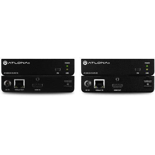 Atlona 4K HDR HDMI over HDBaseT Transmitter & Receiver Kit - AT-HDR-EX-70-2PS - Creation Networks