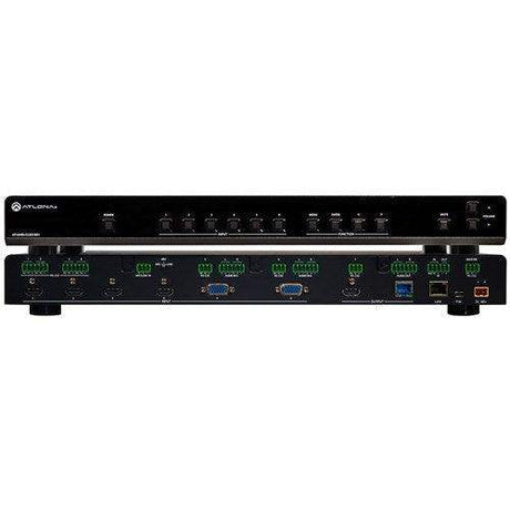 Atlona 4K/UHD 6 Input Multi-Format Switcher with Mirrored HDMI and HDBaseT Out - AT-UHD-CLSO-601 - Creation Networks