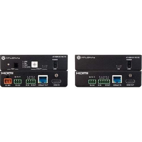 Atlona AT-HDR-EX-70C-TX 4K HDR Transmitter with IR, RS-232, Ethernet & PoE (230') - Creation Networks